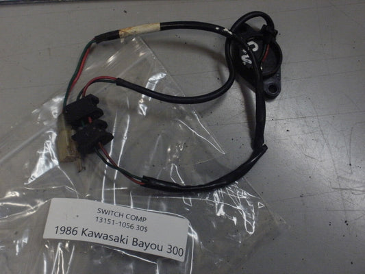 1986 KAWASAKI BAYOU 300 SWITCH COMP 13151-1056