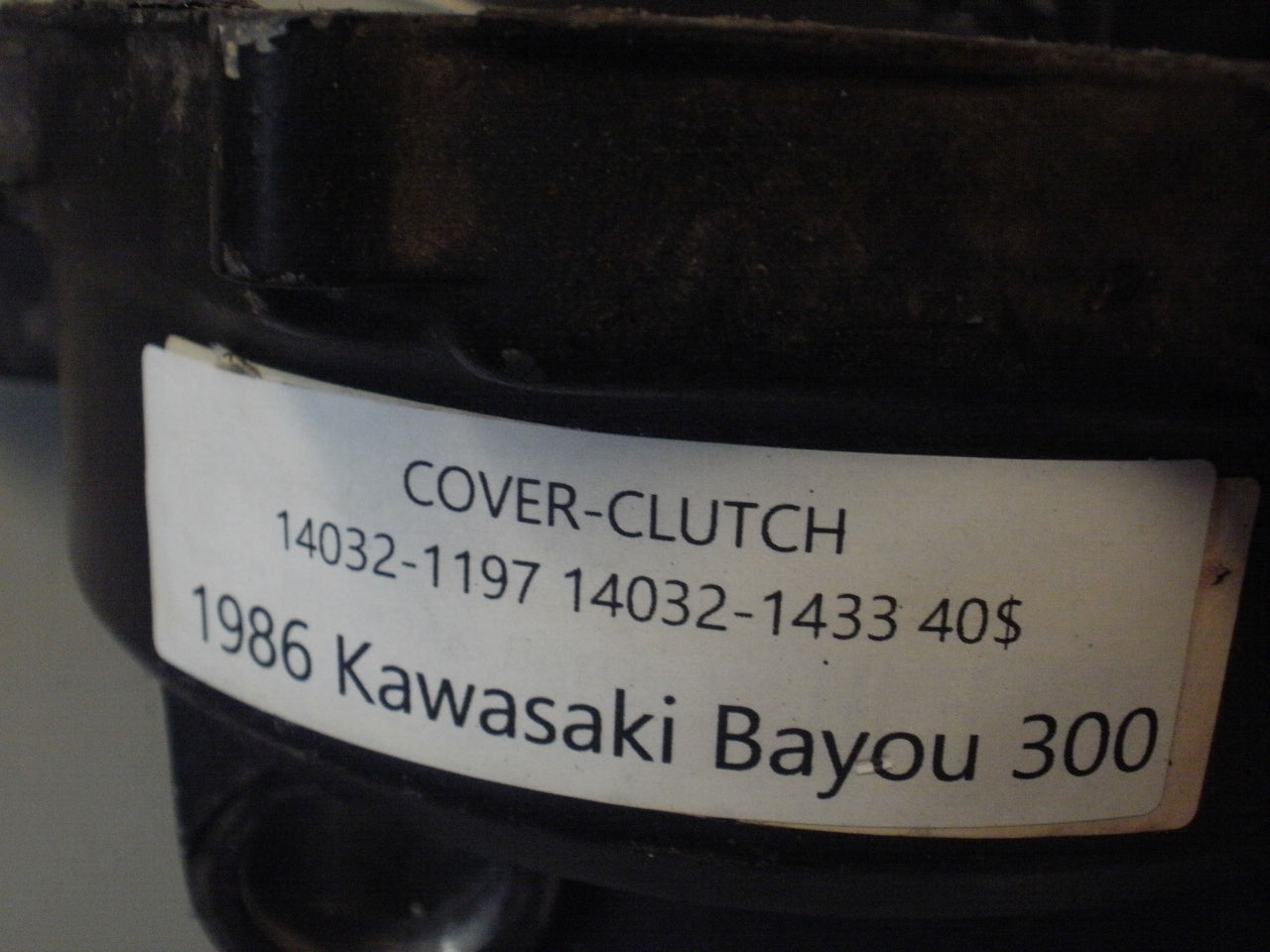 1986 KAWASAKI BAYOU 300 COVER CLUTCH 14032-1433