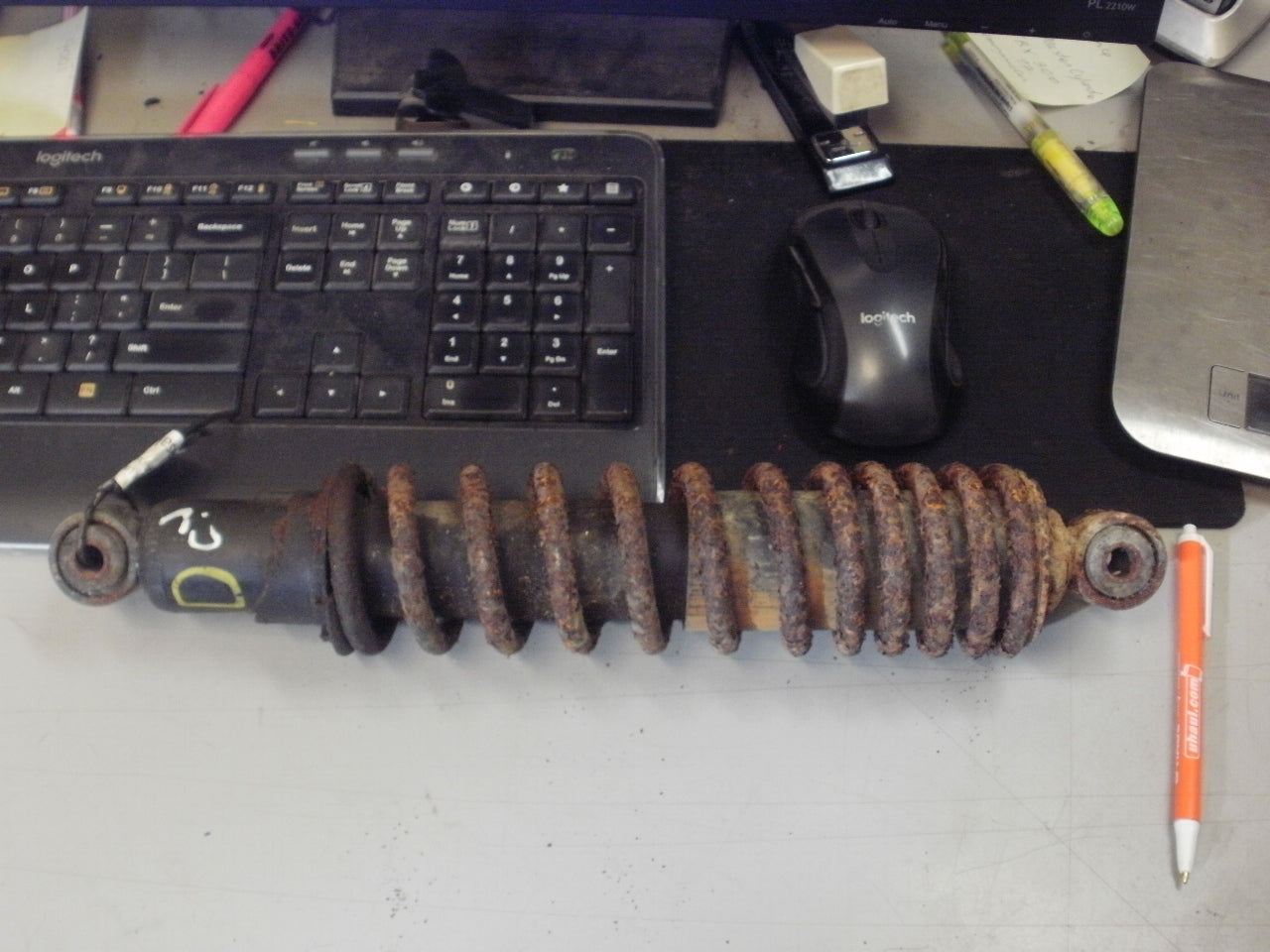 1986 KAWASAKI BAYOU 300 SHOCK ABSORBER RR 45014-1343