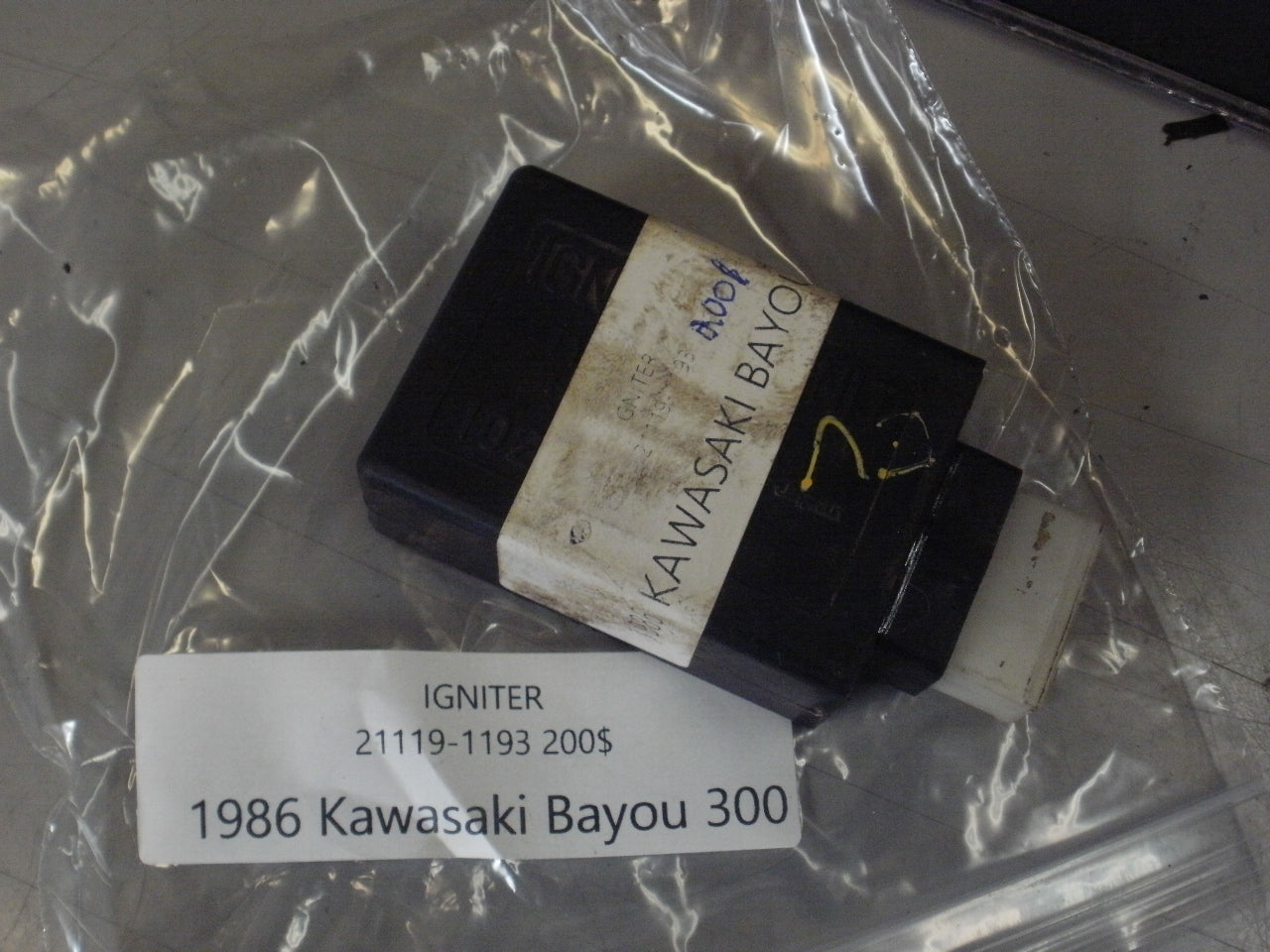1986 KAWASAKI BAYOU 300 IGNITER 21119-1193