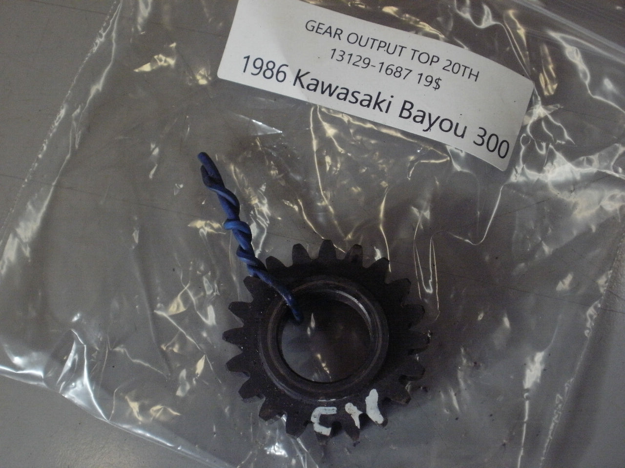 1986 KAWASAKI BAYOU 300 GEAR OUTPUT TOP 20TH 13129-1687
