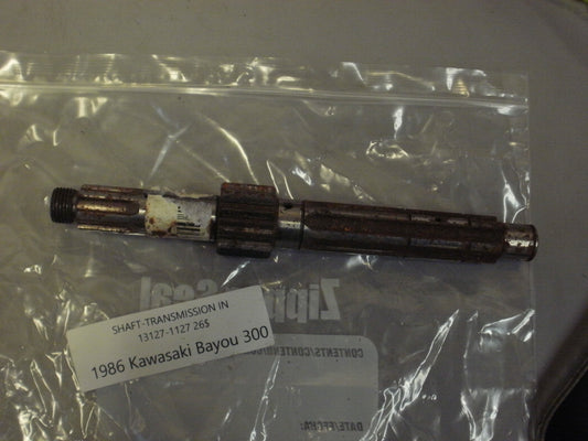1986 KAWASAKI BAYOU 300 SHAFT TRANSMISSION IN 13127-1127