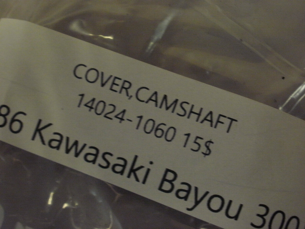 1986 KAWASAKI BAYOU 300 COVER CAMSHAFT 14024-1060
