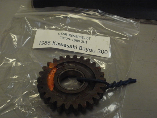1986 KAWASAKI BAYOU 300 GEAR REVERSE 26T 13129-1688