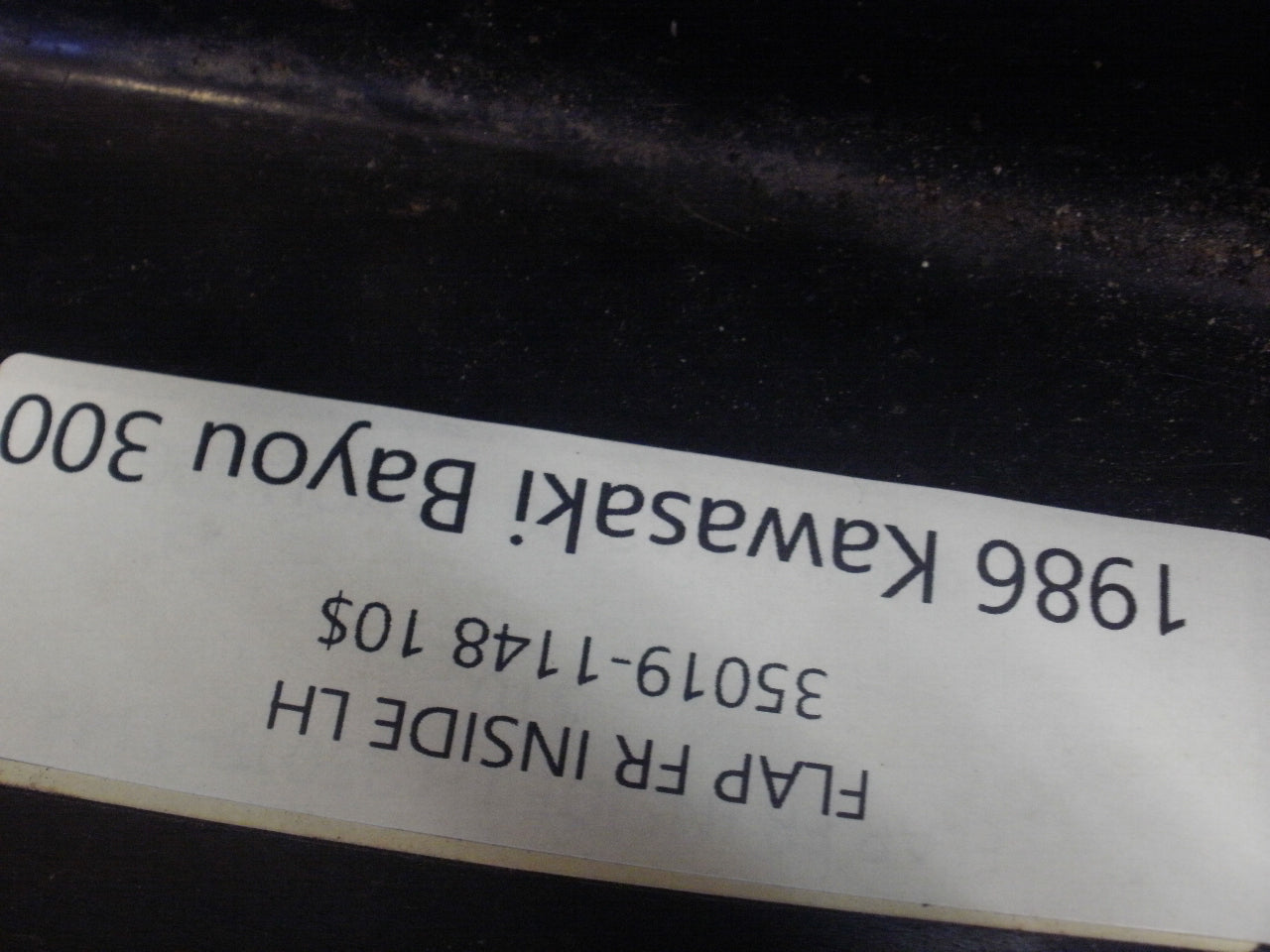 1986 KAWASAKI BAYOU 300 FLAP FR INSIDE LH 35019-1148