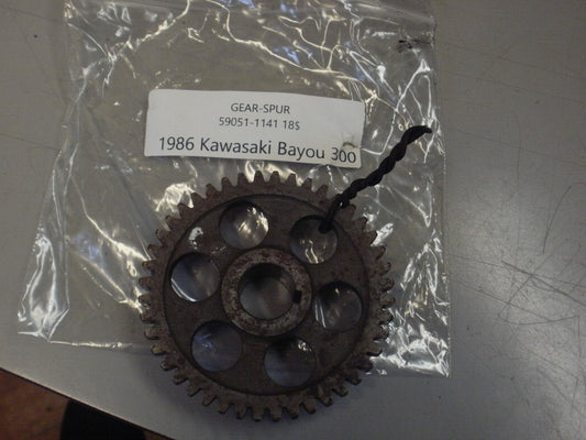 1986 KAWASAKI BAYOU 300 GEAR SPUR 59051-1141