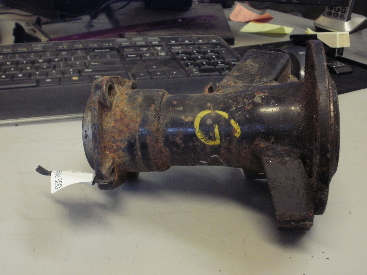 1986 KAWASAKI BAYOU 300 PIPE COMP LH 31064-1065