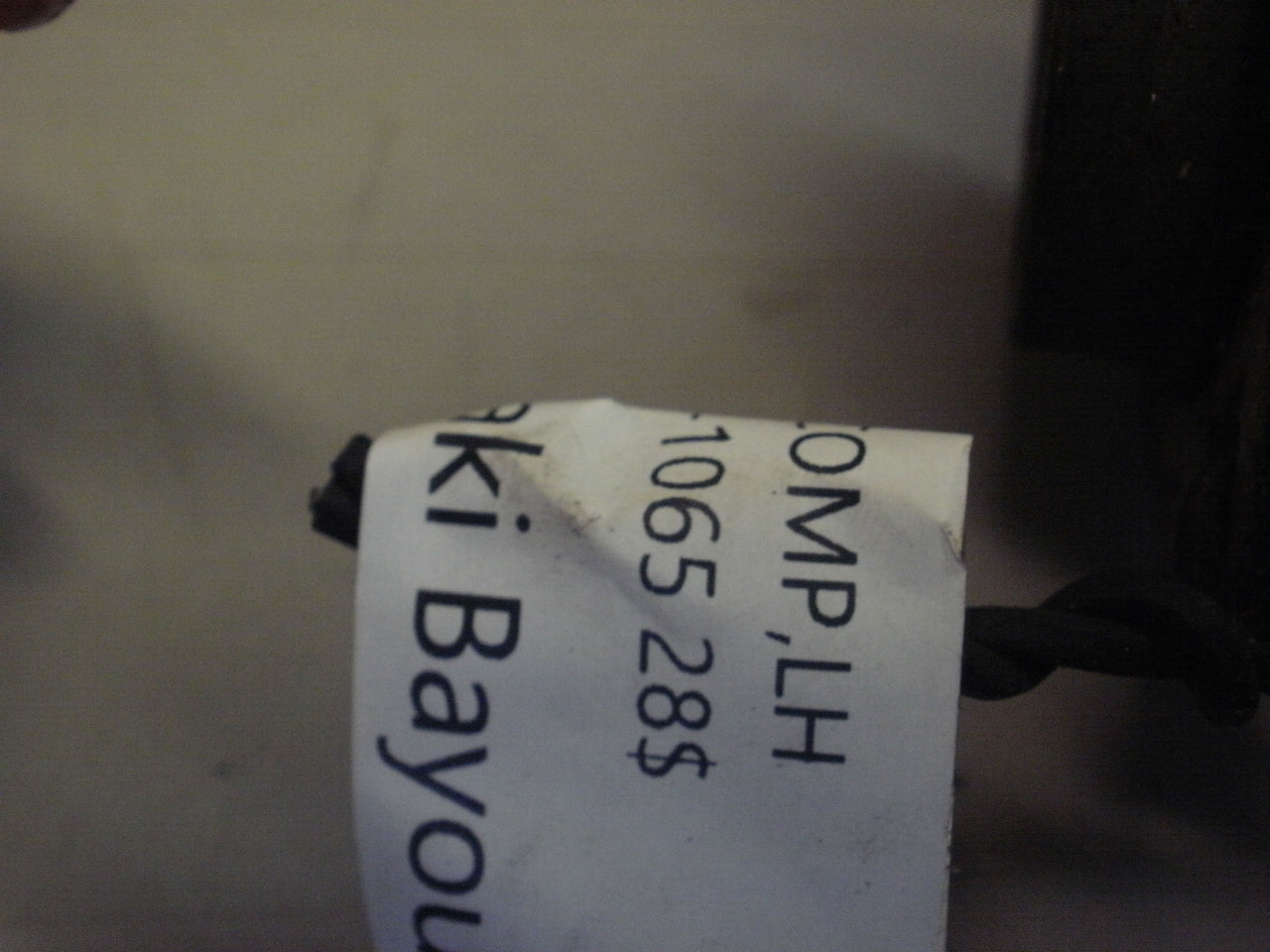 1986 KAWASAKI BAYOU 300 PIPE COMP LH 31064-1065