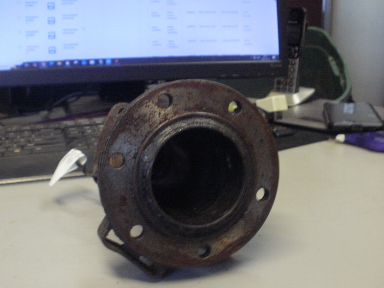 1986 KAWASAKI BAYOU 300 PIPE COMP LH 31064-1065