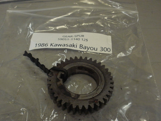 1986 KAWASAKI BAYOU 300 GEAR SPUR 59051-1140