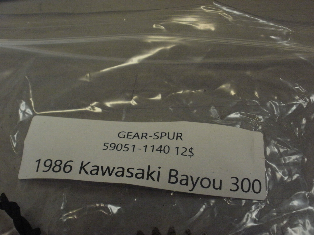 1986 KAWASAKI BAYOU 300 GEAR SPUR 59051-1140