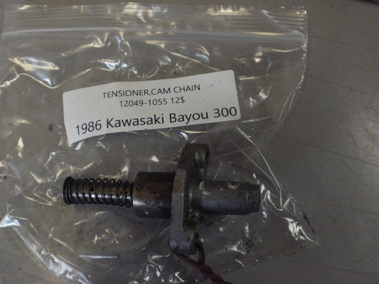 1986 KAWASAKI BAYOU 300 TENSIONER CAM CHAIN 12049-1055