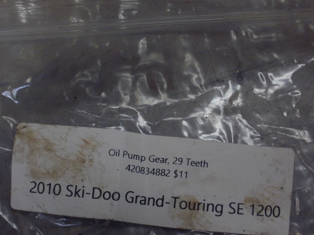 2010 SKI-DOO GRAND TOURING SE 1200 OIL PUMP GEAR 29 TEETH 420834882