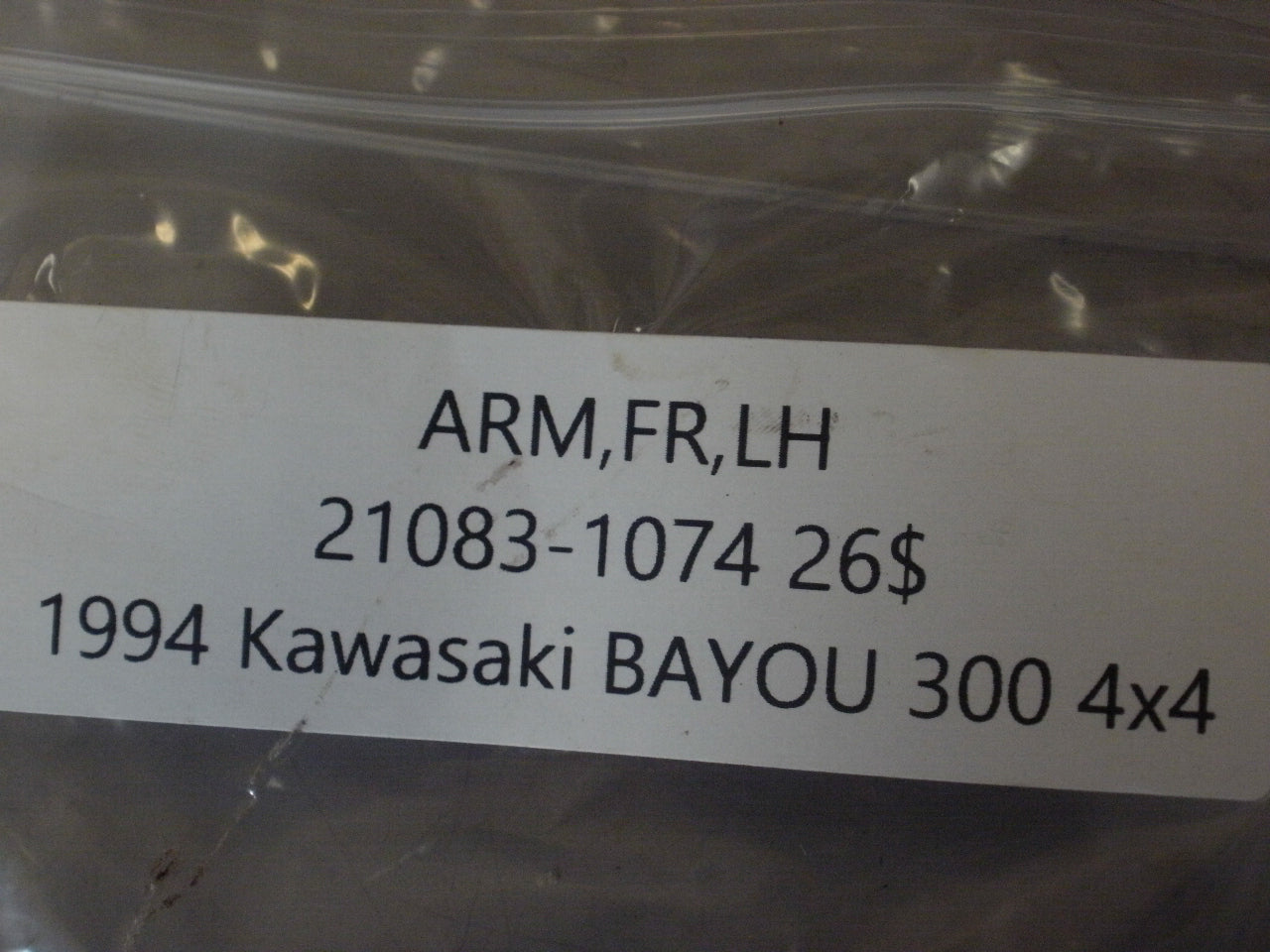 1994 KAWASAKI BAYOU 300 4X4 ARM FR LH 21083-1074