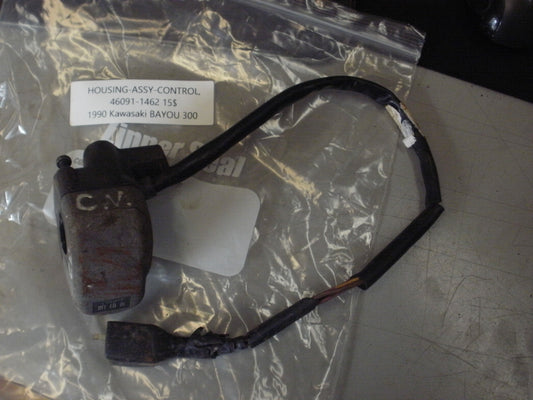 1990 KAWASAKI BAYOU 300 HOUSING ASSY CONTROL 46091-1462