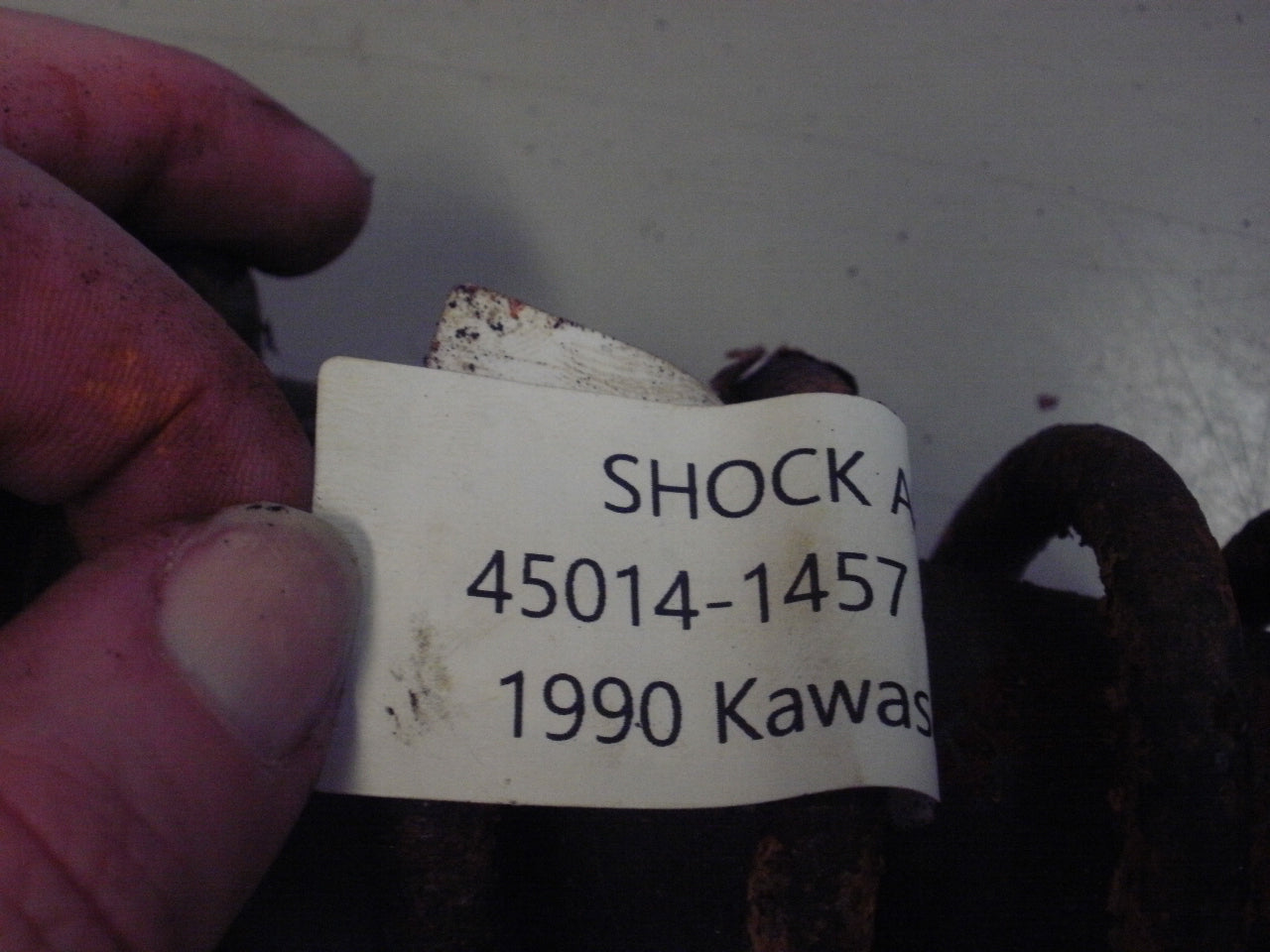 1990 KAWASAKI BAYOU 300 SHOCK ABSORBER FR 45014-1457