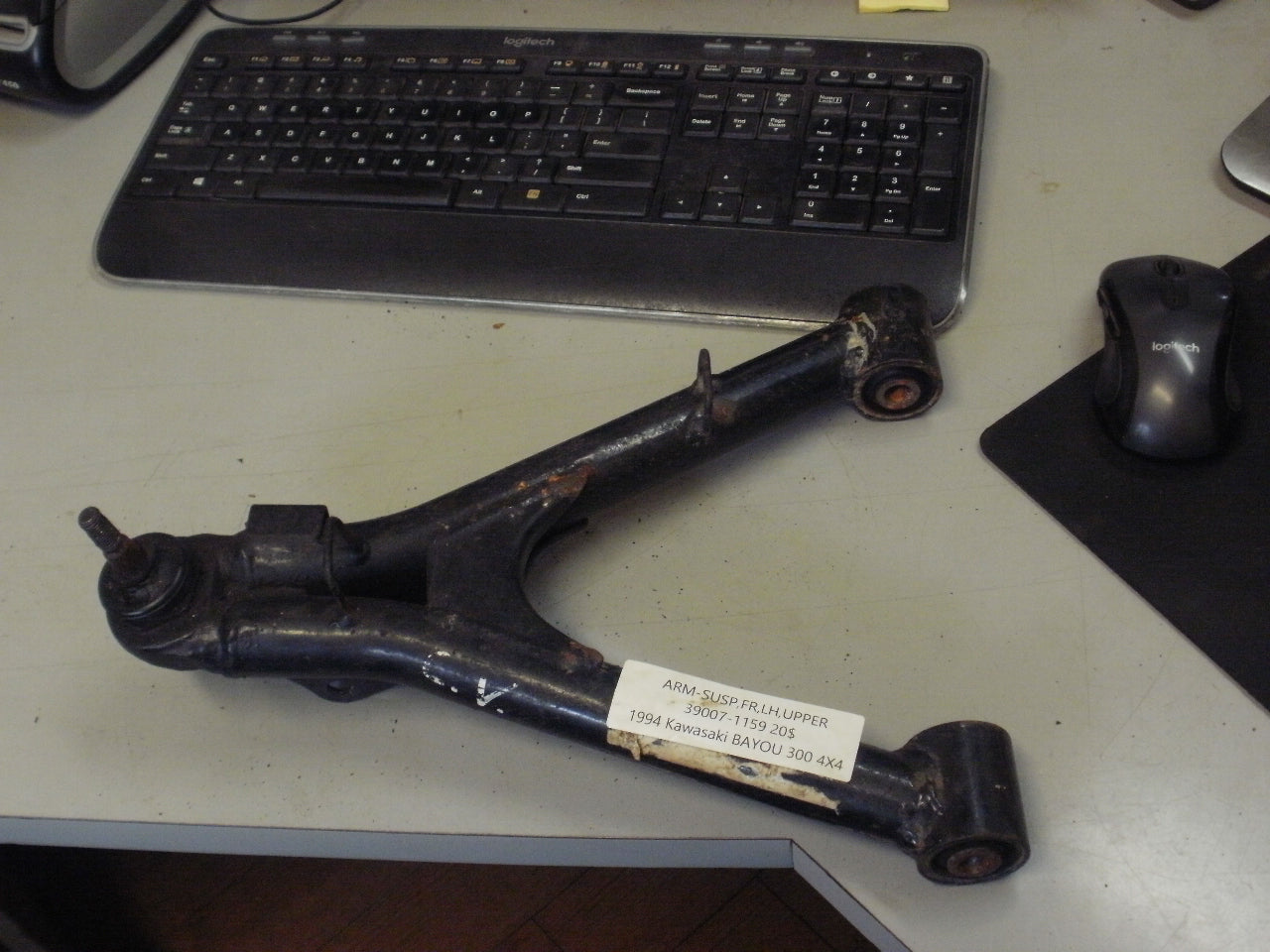 1994 KAWASAKI BAYOU 300 4X4 ARM SUSP FR LH UPP 39007-1159