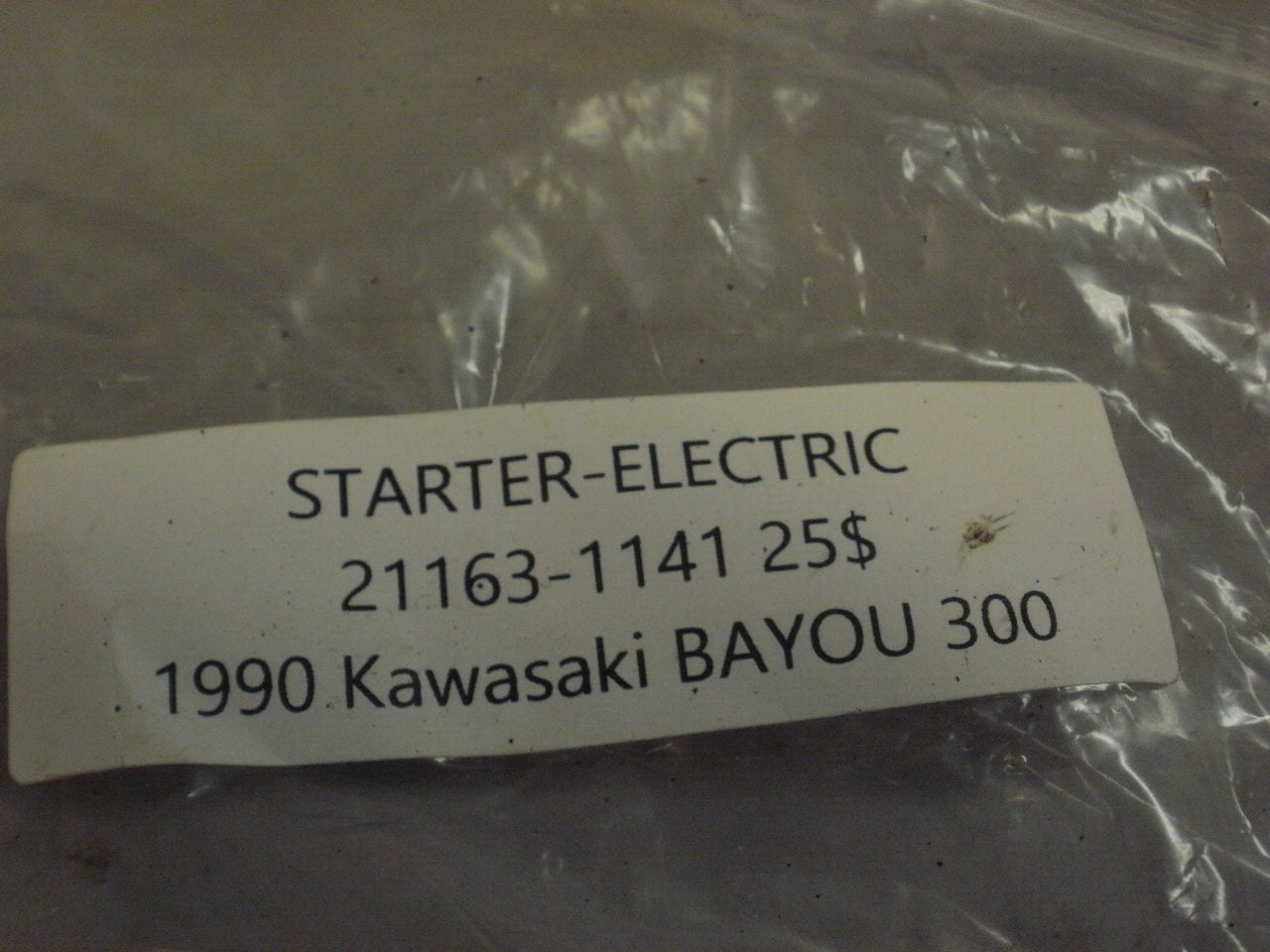 1990 KAWASAKI BAYOU 300 STARTER ELECTRIC 21163-1141