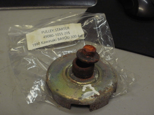 1990 KAWASAKI BAYOU 300 PULLEY STARTER 49080-1055