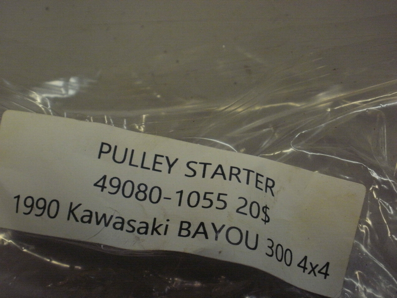 1990 KAWASAKI BAYOU 300 PULLEY STARTER 49080-1055