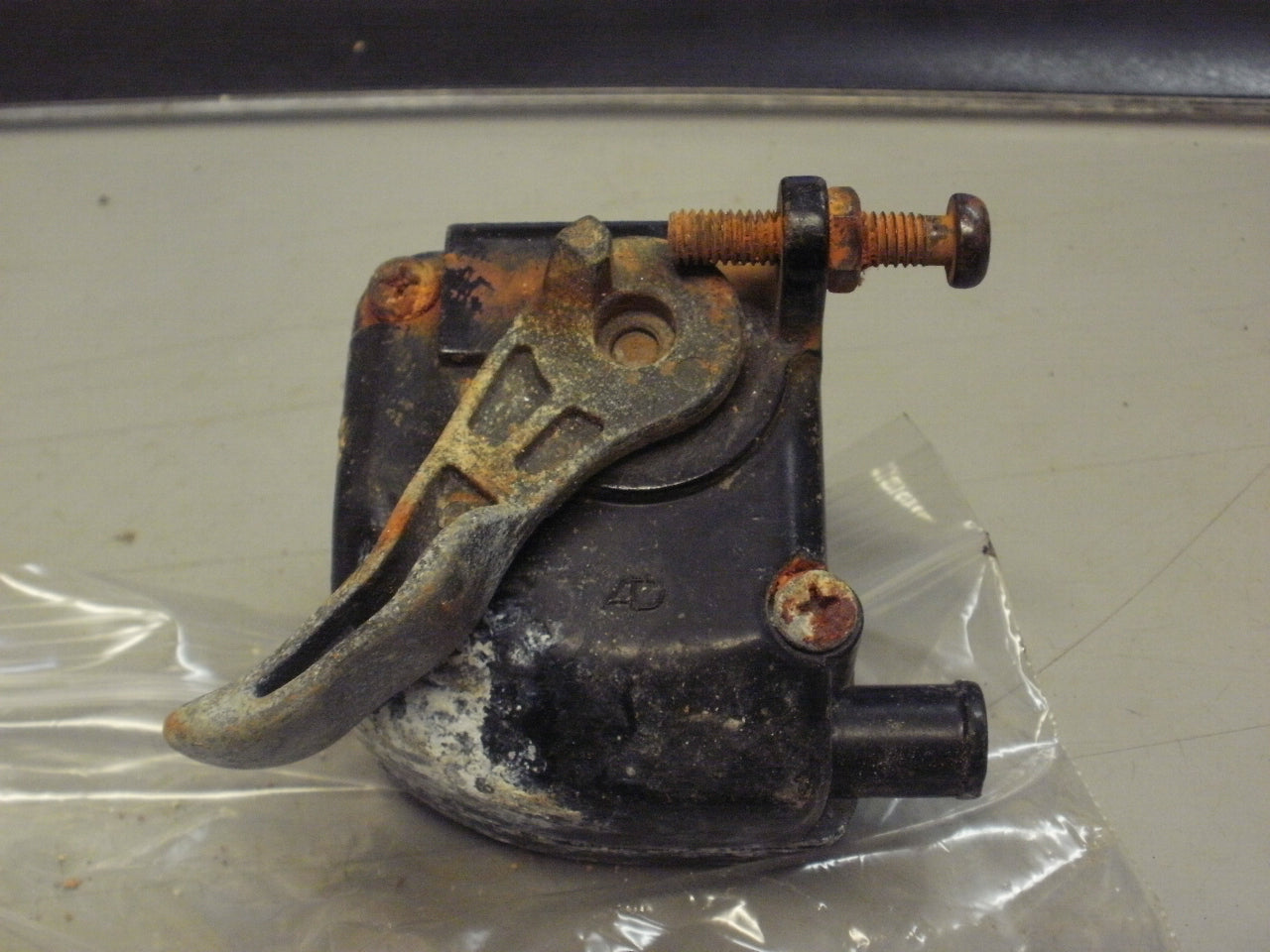 1990 KAWASAKI BAYOU 300 LEVER ASSY THROTTLE 39074-0012