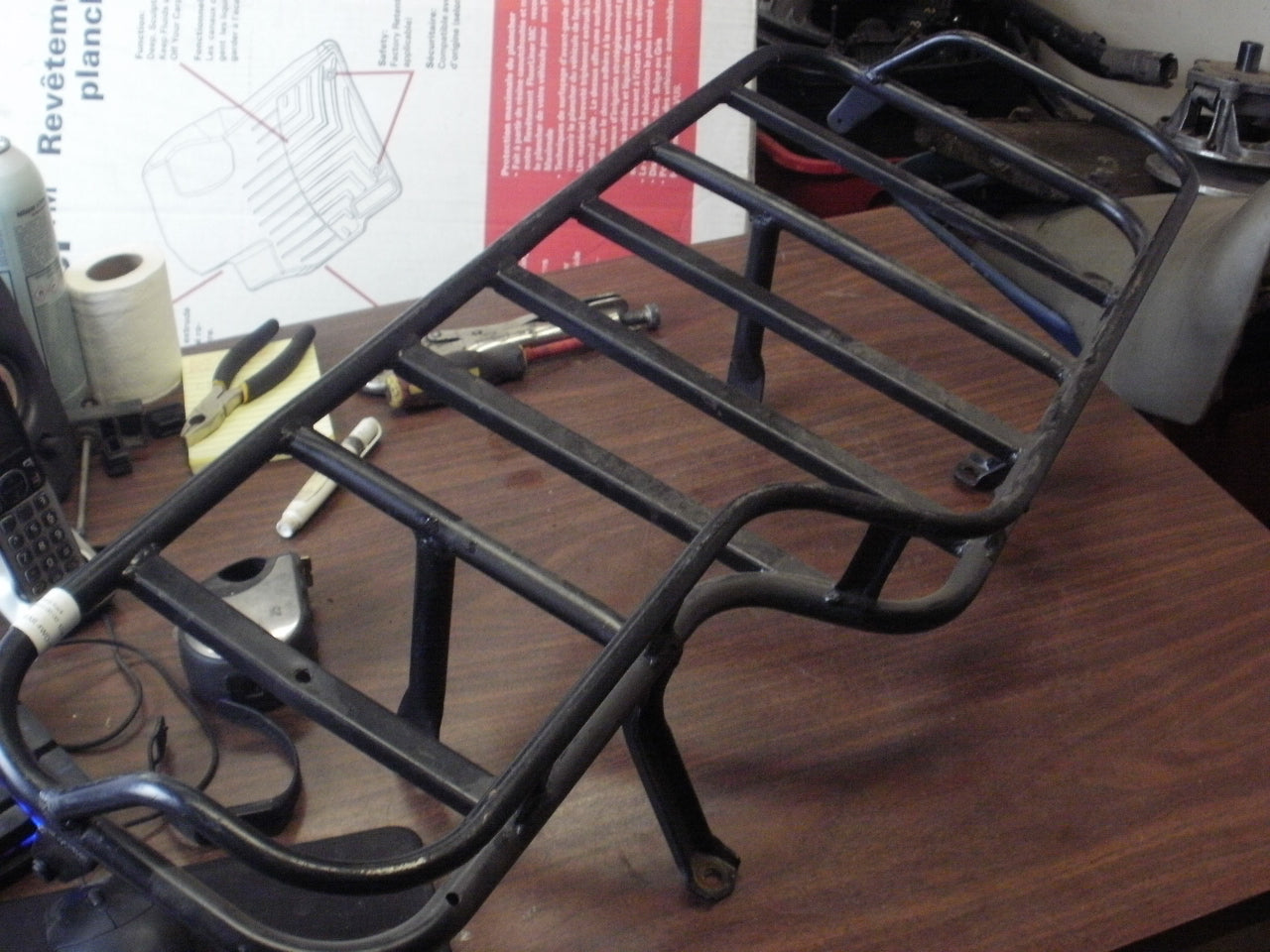 1989 Yamaha BIG BEAR 4WD (YFM350FWW) FRONT RACK ABA-2HR53-00-00