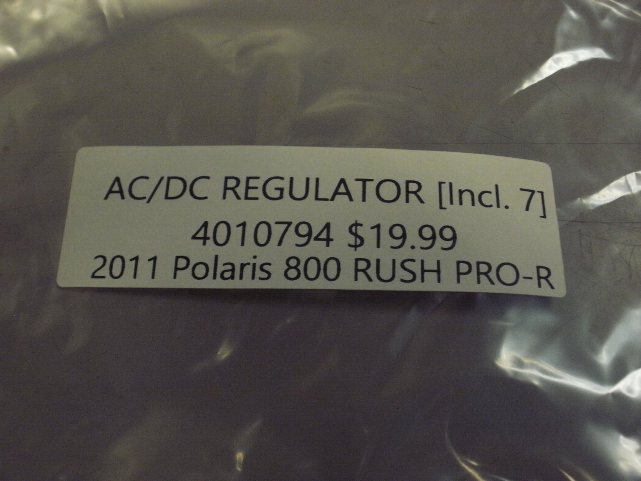 2011 Polaris 800 RUSH PRO-R AC/DC REGULATOR [Incl. 7] 4010794