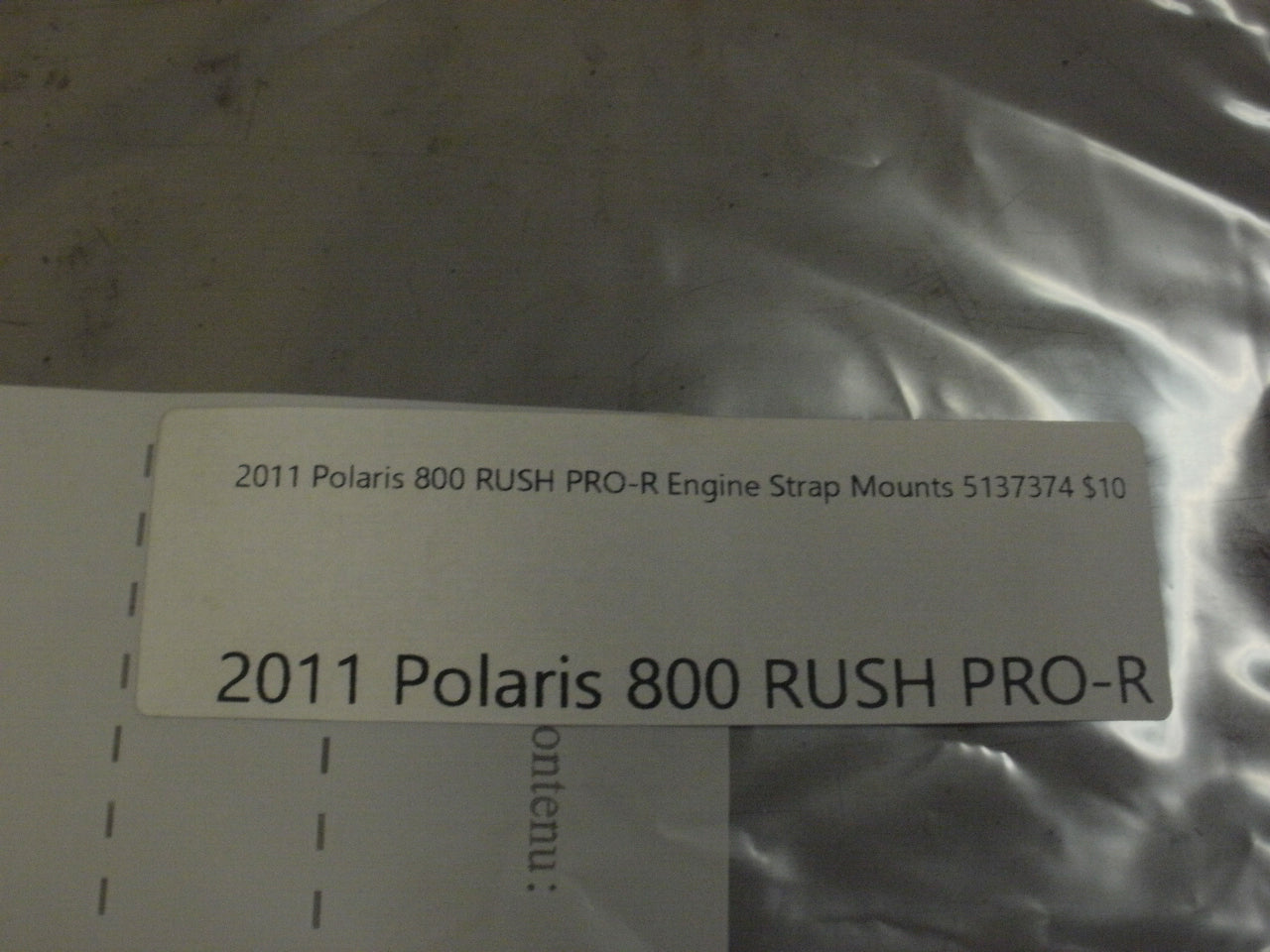 2011 Polaris 800 RUSH PRO-R Engine Strap Mounts 5137374